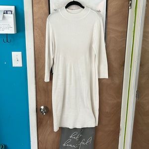White Sweater Dress